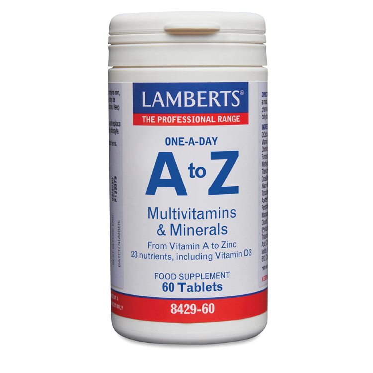 Lamberts A to Z Multivitamins & Minerals 60 tabs